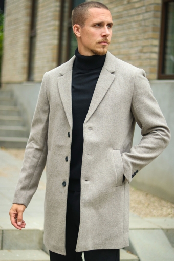 Morrison Wool Coat Greige