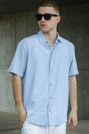 Summer Shirt SS Chambray Blue