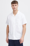 Solid Allan Cuba Linen Shirt White