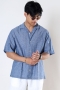 Jack & Jones Summer Linen Resort Shirt SS Faded Denim