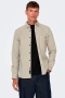 ONLY & SONS New Terry Corduroy LS Shirt Silver Lining