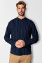 Clean Cut Copenhagen Ran Mao Shirt L/S Navy Stripe