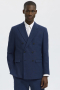 Selected Oasis Linen DB Blazer Dark Navy