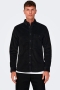 ONLY & SONS New Terry Corduroy LS Shirt Black