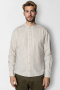 Clean Cut Copenhagen Ran Mao Shirt L/S Light beige stripe