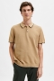 Selected SLHHANK SS KNIT BUTTON POLO B Incense