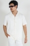 ONLY & SONS Kari Relaxed Cuba Shirt Viscose Linen White