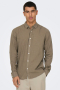 ONLY & SONS Caiden LS Linen Shirt Fossil