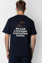 Clean Cut Copenhagen Fred organic T-shirt SS Navy