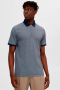Selected SLHFAVE ZIP SS POLO NOOS Sky Captain Melange