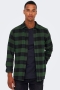 ONLY & SONS Gudmund LS Checked Shirt Forest Night